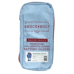 Bruce Bolt PREMIUM PRO BADER Series Long Cuff Batting Gloves: Baby Blue -Baseball Equipment Shop 1