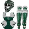 Rawlings Intermediate Dark Green VELO 2.0 Catcher's Gear Box Set: CSV2I-DG/W -Baseball Equipment Shop 12006 1c278a9a 5ec2 4313 a1b6 8204c2fe525f