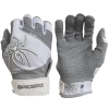 2022 Spiderz PRO Model Batting Gloves: White/Grey -Baseball Equipment Shop 2022 Spiderz White Grey Pro