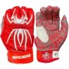 2023 Spiderz HYBRID Batting Gloves: Red/White -Baseball Equipment Shop 22RedWhite