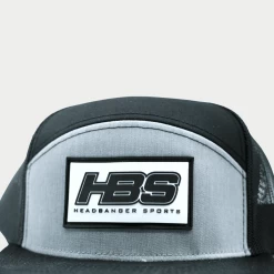 Headbanger Sports Lifestyle Pacific P787 6-Panel Arch Snapback Hat: Black / Heather Grey -Baseball Equipment Shop 26 ba6f1ec3 9cb6 4121 8746 007e8a96b902