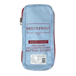 Bruce Bolt PREMIUM PRO BADER Series Short Cuff Batting Gloves: Baby Blue -Baseball Equipment Shop 7