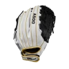 Wilson A500 SIREN 11.5" Youth Fastpitch Softball Glove: WTA05LF20115 -Baseball Equipment Shop A05LF2011 0 Siren 115 Black White MetallicGold Back