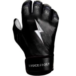 Bruce Bolt PREMIUM PRO Chrome Series Short Cuff Batting Gloves: Black 11 Bruce Bolt PREMIUM PRO Chrome Series Short Cuff Batting Gloves: Black -Baseball Equipment Shop BB SC CHRB4