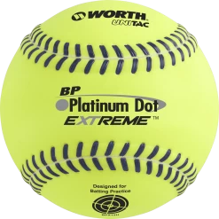 Worth Platinum Dot EXTREME Batting Practice Softballs: BPX12U