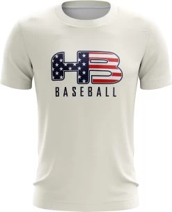 Headbanger Sports Exclusive " HB Sports Baseball" Short Sleeve Jersey -Baseball Equipment Shop Baseball Cream