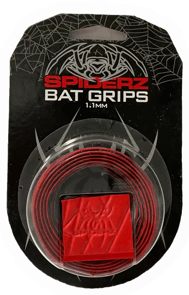 Spiderz Bat Grip (1.1 MM) - RED/RED 3 Spiderz Bat Grip (1.1 MM) - RED/RED