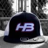 Headbanger Sports I8501 Cap America Flexfit Performance Trucker Mesh Back Hat: Black / White / RWB -Baseball Equipment Shop Black RWB1