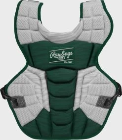 Rawlings Youth Dark Green/White VELO 2.0 Catcher's Gear Box Set: CSV2Y-DG / W -Baseball Equipment Shop CPV2N W DG 1