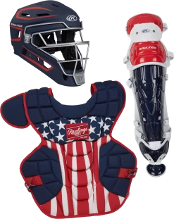 Rawlings Intermediate USA VELO 2.0 Catcher's Gear Box Set: CSV2I-NSW