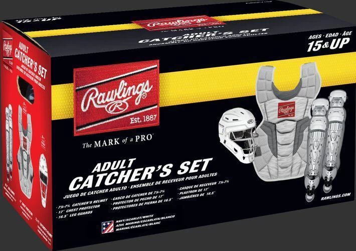 Rawlings ADULT USA VELO 2.0 Catcher's Gear Box Set: CSV2A-NSW 4 Rawlings ADULT USA VELO 2.0 Catcher's Gear Box Set: CSV2A-NSW - Image 2