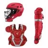 Easton Elite X Catcher's Box Set (Adult, Intermediate & Youth): Red -Baseball Equipment Shop EliteX Red