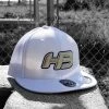 Headbanger Sports I8501 Cap America Flexfit Performance Trucker Mesh Back Hat: White & Gold -Baseball Equipment Shop Gold1
