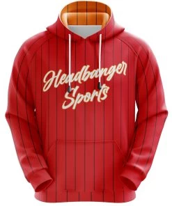 Headbanger Sports Exclusive " Pinstripe " Hoodies -Baseball Equipment Shop HBTBPinstripeHoodieFront1copy 77159edc 30e7 4f73 ba53 2fa8e24df68e