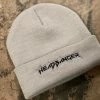Headbanger Sports OG Logo'd Cuff Beanies: Grey -Baseball Equipment Shop HeadbangerLogo