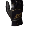 Miken Softball MK7X Adult Black And Gold Batting Gloves: MBGGLD-BLK -Baseball Equipment Shop MBGGLDblack1