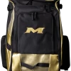 2022 Miken MK7X Baseball & Softball Backpack (Freak Gold Series): MKMK7X-BP-GLD -Baseball Equipment Shop MKMK7x BPGOLD