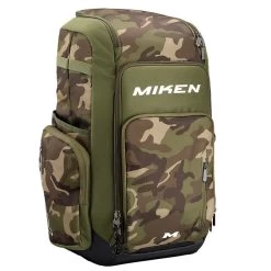 Miken Deluxe Slowpitch Backpack: MBA004 -Baseball Equipment Shop MikenDeluxeSlowpitchBackpack MBA004 CAMO