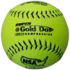 Worth 12" Super Gold Dot NSA Slowpitch Softballs 44/400 (Dozen): NI12SY -Baseball Equipment Shop NI12SY 500x500 d4f075a9 8aab 40a3 859a 982af3481489
