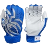 2022 Spiderz PRIZM Batting Gloves: Royal Blue/Silver -Baseball Equipment Shop PRIZM RoyalBlueSilver