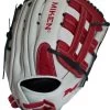 Miken Pro Series 13.5″ Slow Pitch Fielding Glove – White/Scarlet/Navy: PRO135WSN 2 Miken Pro Series 13.5″ Slow Pitch Fielding Glove – White/Scarlet/Navy: PRO135WSN -Baseball Equipment Shop PRO135WSN Slowpitch Softball Glove