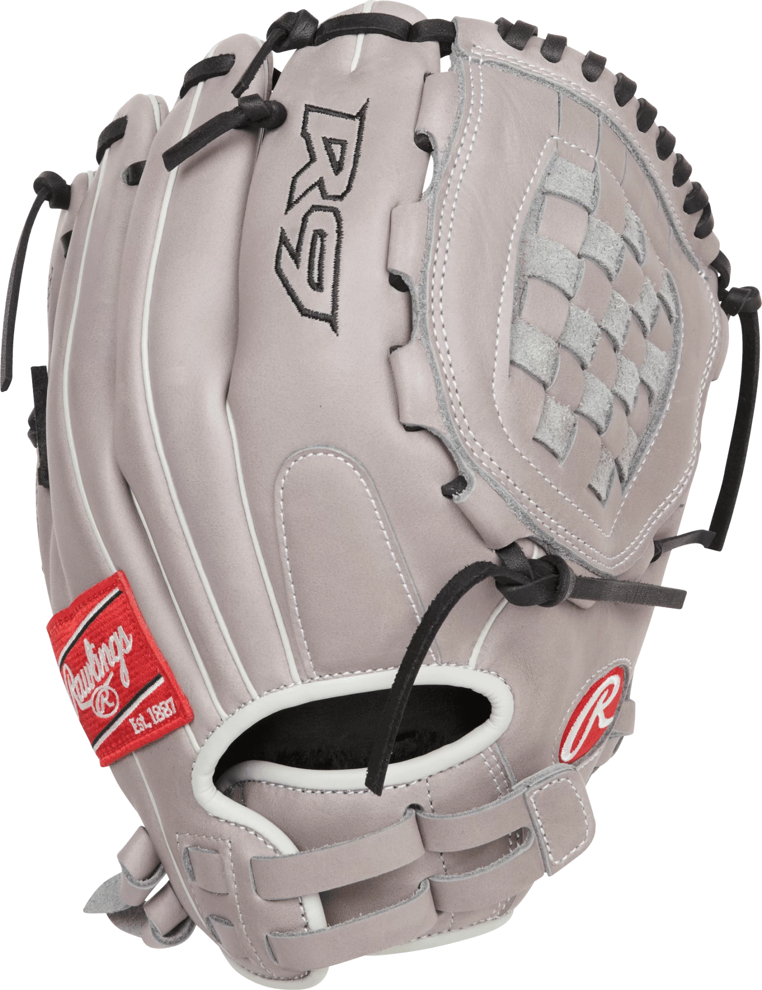 Rawlings R9 Series 11.5" Fastpitch Softball Glove: R9SB115U-3GW 3 Rawlings R9 Series 11.5" Fastpitch Softball Glove: R9SB115U-3GW