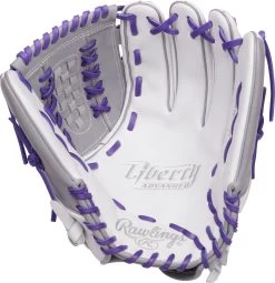 Rawlings Liberty Advanced Color Series 12.5" Fastpitch Glove: RLA125 (Multiple Colors) -Baseball Equipment Shop RLA125 18WPG 1 png