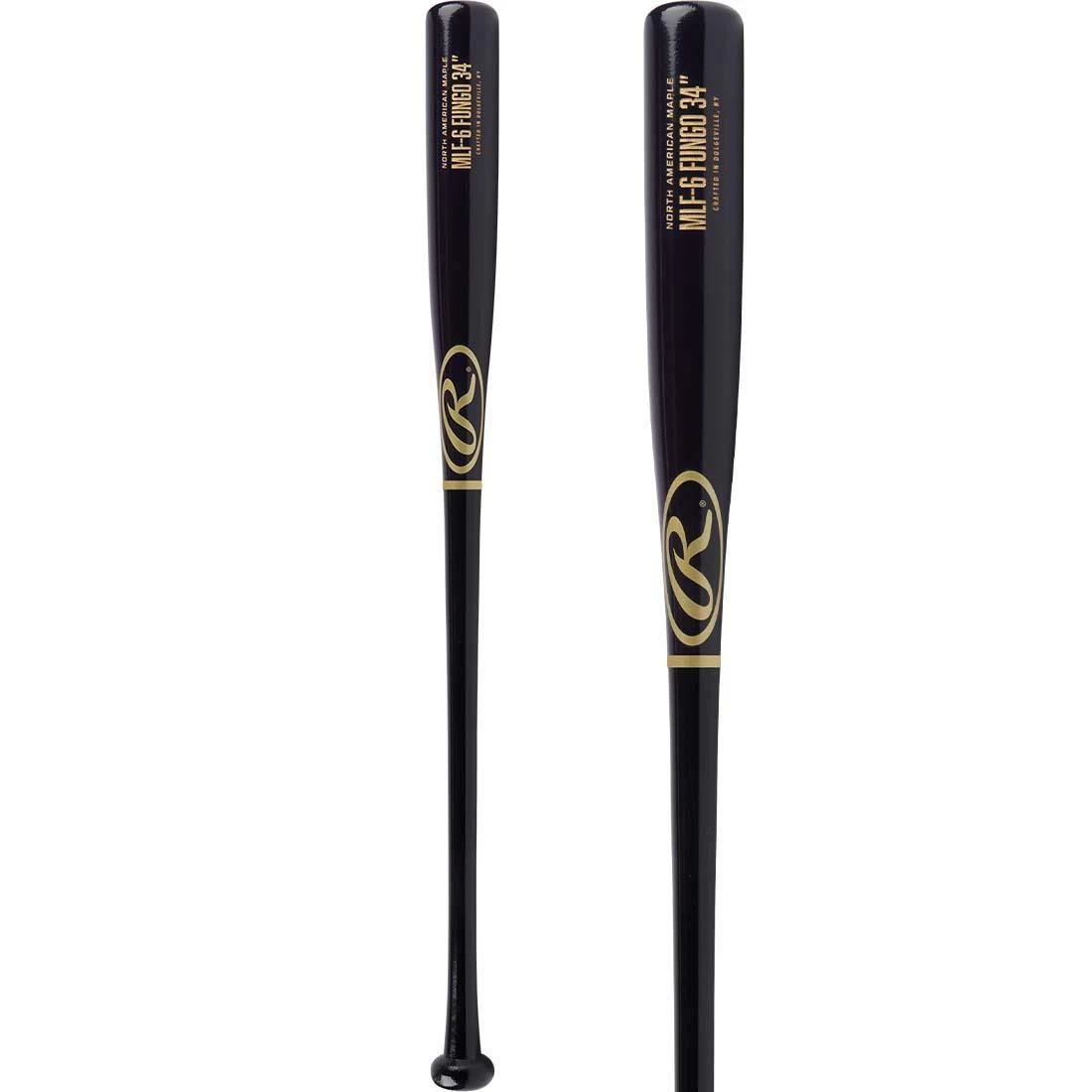 Rawlings 34" Maple Fungo Bat MLF6-B/N 3 Rawlings 34" Maple Fungo Bat MLF6-B/N