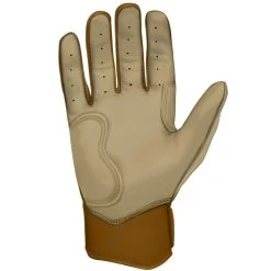 Bruce Bolt PREMIUM PRO Gold Series Batting Gloves: Short Cuff -Baseball Equipment Shop SC GLD PALM