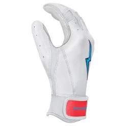 Bruce Bolt PREMIUM PRO BRINSON Series Short Cuff Batting Gloves: White -Baseball Equipment Shop SC LBW SIDE
