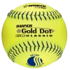 Worth 12" USSSA Super Gold Dot Classic M Softballs (Dozen): UC12SY -Baseball Equipment Shop UC12SY