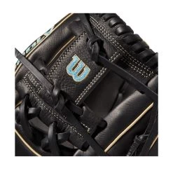 2022 Wilson A1000 DP15 11.5" Infield Baseball Glove: WTA10RB22DP15 -Baseball Equipment Shop WBW100132 4 A1000 DP15 IF 115 Blue Black Blonde.png.cq5dam.web .1200.1200