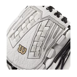 2022 Wilson A1000 V125 12.5" Outfield/Pitcher's Fastpitch Softball Glove: WTA10RF22V125 -Baseball Equipment Shop WBW100182 4 A1000 FP V125 OF 125 White Black.png.cq5dam.web .1200.1200
