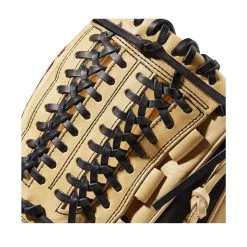 2022 Wilson A2000 D33 11.75" Pitcher's Baseball Glove: WTA20RB22D33 -Baseball Equipment Shop WBW100393 4 A2000 Leather D33 1175 Blonde Black.png.cq5dam.web .1200.1200