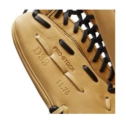 2022 Wilson A2000 D33 11.75" Pitcher's Baseball Glove: WTA20RB22D33 -Baseball Equipment Shop WBW100393 6 A2000 Leather D33 1175 Blonde Black.png.cq5dam.web .1200.1200