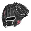 2022 Wilson A2000 M1DSS 33.5" Catcher's Mitt: WTA20RB22M1DSS -Baseball Equipment Shop WBW100401 0 A2000 M1D C 335 Black White Red.png.cq5dam.web .1200.1200