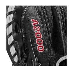 2022 Wilson A2000 M1DSS 33.5" Catcher's Mitt: WTA20RB22M1DSS -Baseball Equipment Shop WBW100401 5 A2000 M1D C 335 Black White Red.png.cq5dam.web .1200.1200