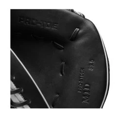 2022 Wilson A2000 M1DSS 33.5" Catcher's Mitt: WTA20RB22M1DSS -Baseball Equipment Shop WBW100401 6 A2000 M1D C 335 Black White Red.png.cq5dam.web .1200.1200