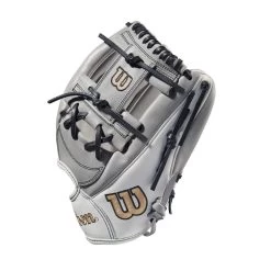 2022 Wilson A2000 H75 11.75" Infield Fastpitch Softball Glove: WTA20RF22H75 -Baseball Equipment Shop WBW100437 2 A2000 FP IF H75 1175 Grey White.png.cq5dam.web .1200.1200