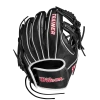 Wilson 10" Infield Baseball Training Glove: WBW100909 -Baseball Equipment Shop WBW100909 0 WILSON A1 IF TRAINER 10 Boys Black White Red
