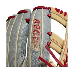 2023 Wilson A2000 1785 Super Skin 11.75" Infield Baseball Glove: WBW1009711175 -Baseball Equipment Shop WBW100971 5 2023 A2000 IF 1785SS 1175 GreySS Blonde Red.png.cq5dam.web .1200.1200