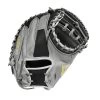 2023 Wilson A2000 M2 33.5" Baseball Catcher's Mitt: WBW100977335 -Baseball Equipment Shop WBW100977 0 A2000 C M2SS 335 Grey Black.png.cq5dam.web .1200.1200