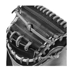 2023 Wilson A2000 M2 33.5" Baseball Catcher's Mitt: WBW100977335 -Baseball Equipment Shop WBW100977 4 A2000 C M2SS 335 Grey Black.png.cq5dam.web .1200.1200