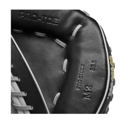 2023 Wilson A2000 M2 33.5" Baseball Catcher's Mitt: WBW100977335 -Baseball Equipment Shop WBW100977 6 A2000 C M2SS 335 Grey Black.png.cq5dam.web .1200.1200