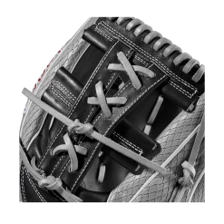 2023 Wilson A2000 FP75SS 11.75" Infield Fastpitch Glove: WBW1009911175 -Baseball Equipment Shop WBW100991 4 A2000 FP FP75SS 1175 GreySnakeSS Black Red