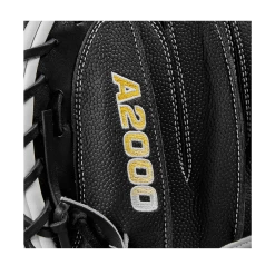 2023 Wilson A2000 M1DSS 33.5" Baseball Catcher's Mitt: WBW100995335 -Baseball Equipment Shop WBW100995 5 A2000 C M1DSC 335 BlackSS BlackDimple White WilsonGold