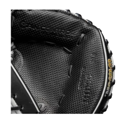 2023 Wilson A2000 M1DSS 33.5" Baseball Catcher's Mitt: WBW100995335 -Baseball Equipment Shop WBW100995 6 A2000 C M1DSC 335 BlackSS BlackDimple White WilsonGold
