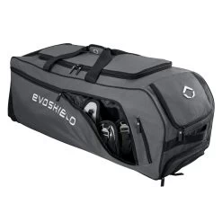 Evoshield Stone Wall Wheeled Bag (Multiple Colors): WTV9400 -Baseball Equipment Shop WTV9400GY 6 Evoshield Stonewall Wheeled Bag Catcher Pocket a.png.cq5dam.web .1200.1200