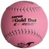 Worth Pink 12" ISA Super Gold Dot 44/400 Slowpitch Softballs (Dozen): WIS12CP -Baseball Equipment Shop Worth ISA WIS12CP Softballs Pink