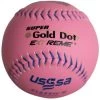 Worth Pink 12" USSSA Super Gold Dot Extreme Classic M 40/325 Slowpitch Softballs (Dozen): WUC12CPXT -Baseball Equipment Shop Worth USSSA PINK Softball WUC12CPXT